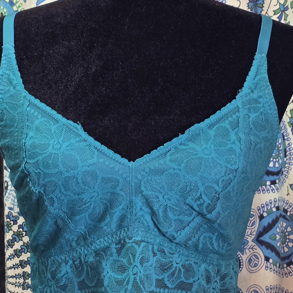 Victoria's Secret Deep Teal Wireless Bralette LG